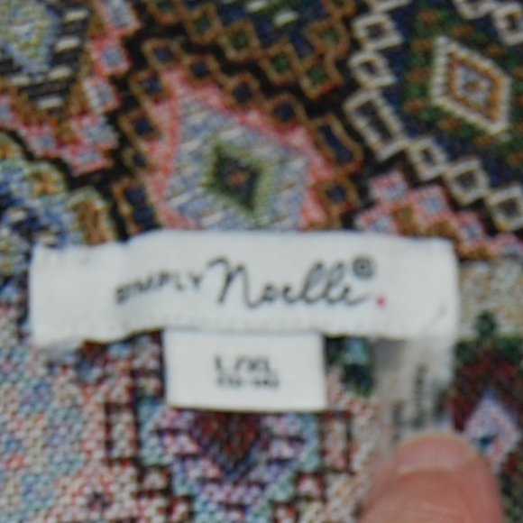 Simply Noelle Tapestry Like A Line Skirt Size L-XL - Picture 10 of 10